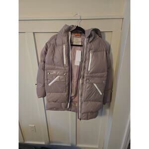 Orolay Women's Thickened Down Jacket - Mauve Puffer Coat Size Small